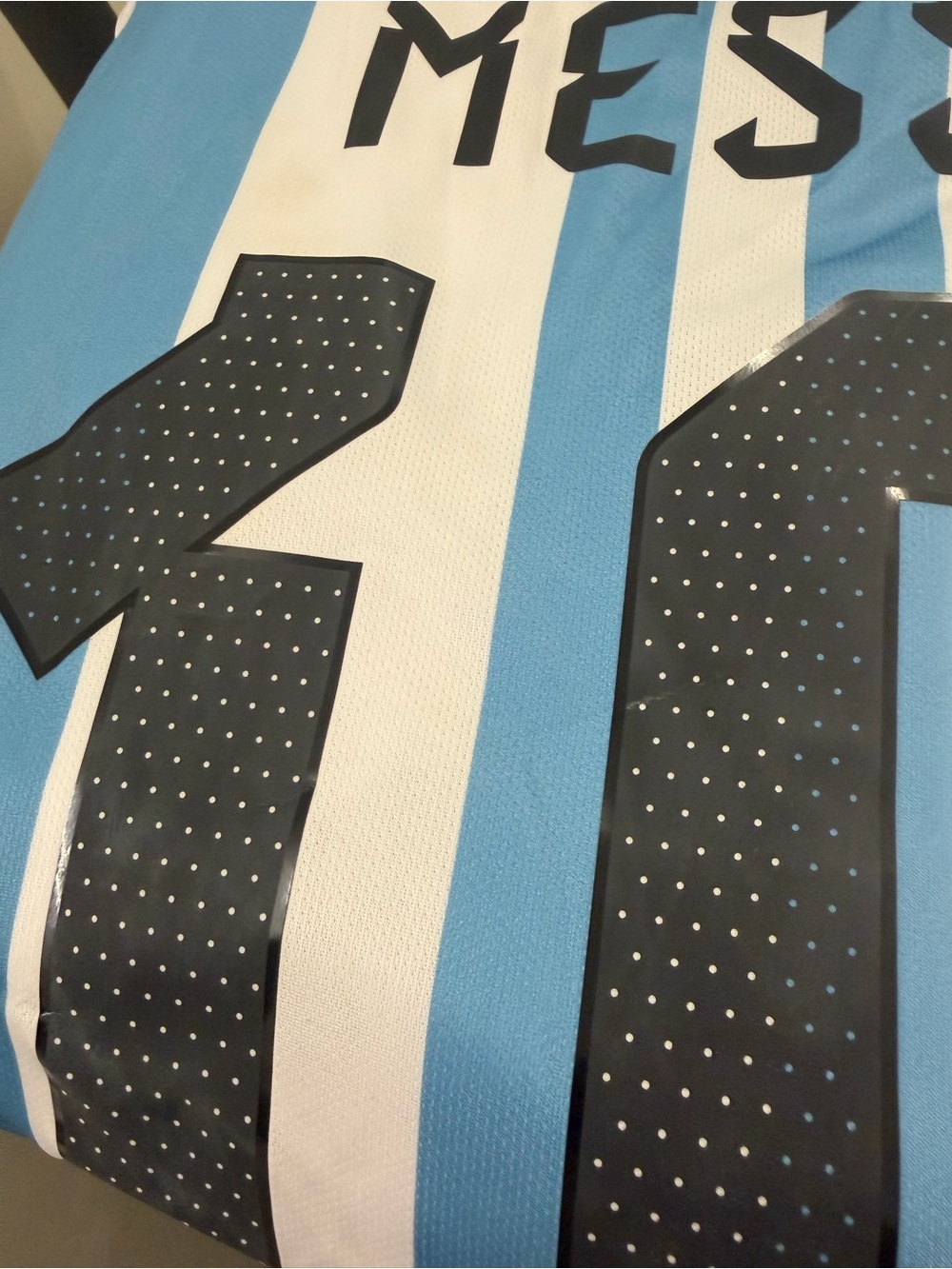 adidas Messi Jersey Blue & White Argentina Soccer Jersey #10 - Picture 12 of 14
